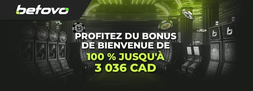 Bonus de bienvenue Betovo Casino
