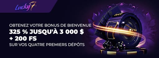 Bonus de bienvenue Lucky7even Casino