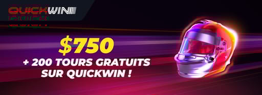 Bonus bienvenue Quickwin Casino
