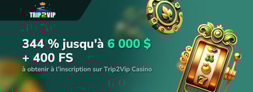 Bonus de bienvenue Trip2vip Casino
