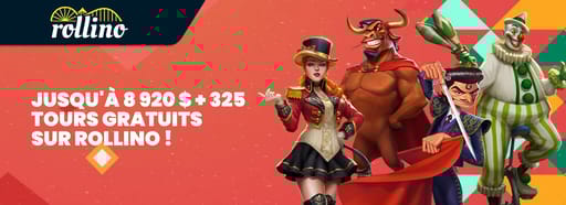 Bonus de bienvenue Rollino Casino