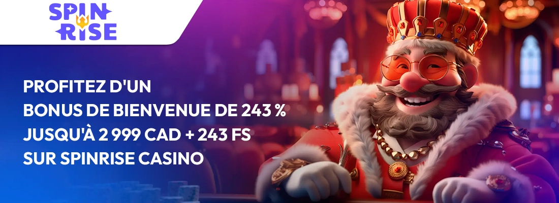 L offre bienvenue genereuse spinrise casino